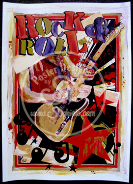 Rock n Roll Original Painting by Sophie Lo for Metropolis Collective